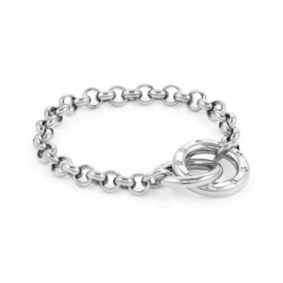 Women Nomination  | Infinito Bracelet In Steel And Cubic Zirconia