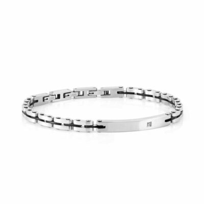 Men Nomination  | Strong Men’S Bracelet With Long Plate