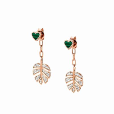 Women Nomination  | Short Vita Earrings With Leaf