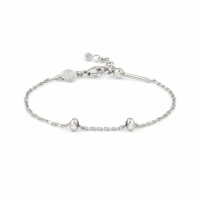 Women Nomination  | Simple Seimia Bracelet In Sterling Silver And Cubic Zirconia