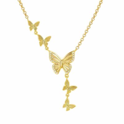 Women Nomination  | Truejoy Necklace With Etched Butterflies