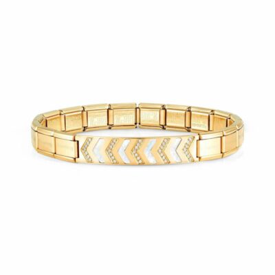 Women Nomination  | Yellow Trendsetter Bracelet, Mother Of Pearl