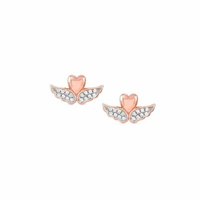 Women Nomination  | Sweetrock Earrings With Winged Heart