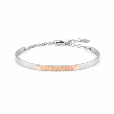 Women Nomination  | Bella La Vita Rigid Bracelet I Love Mamma Plaque