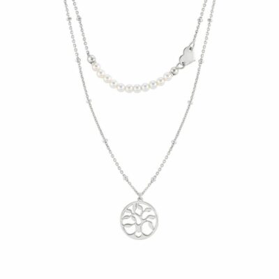 Women Nomination  | Melodie Necklace Tree Of Life And Pearls