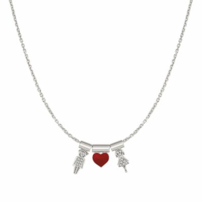 Women Nomination  | Seimia Necklace With Him, Her, And Heart Pendants