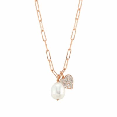 Women Nomination  | White Dream Necklace With Heart