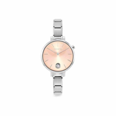 Women Nomination  | Composable Watch In Steel With Cubic Zirconia