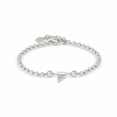 Women Nomination  | Seimia Bracelet With Letter F In Silver