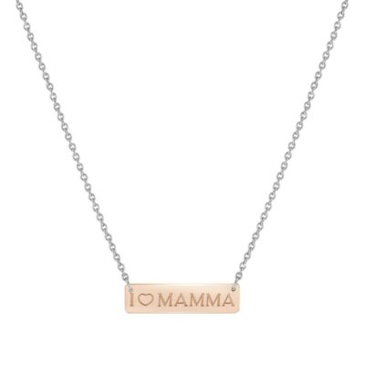 Women Nomination  | Bella La Vita Necklace I Love Mum Plaque