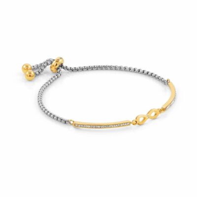 Women Nomination  | Milleluci Bracelet, Golden Pvd, Infinity