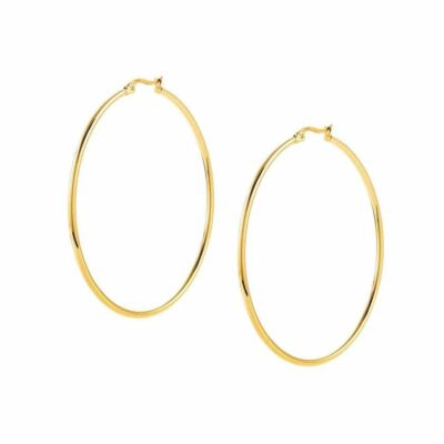 Women Nomination  | Golden Silhouette Hoop Earrings