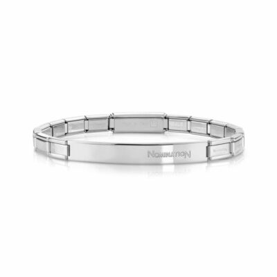 Men Nomination  | Trendsetter Bracelet With Stainless Steel Plaque