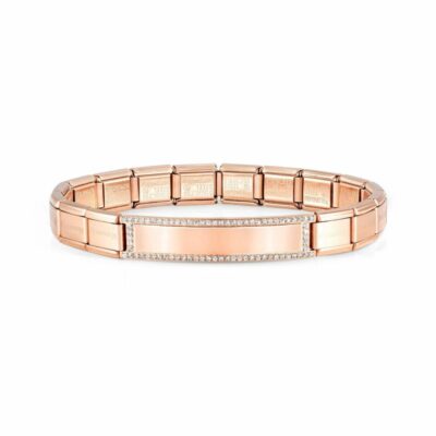 Women Nomination  | Trendsetter Bracelet, Rose With Plate