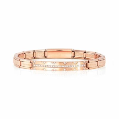 Women Nomination  | Trendsetter New York Bracelet, Pink With Stones