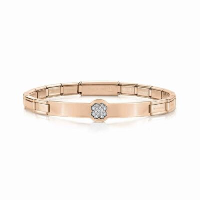 Women Nomination  | Trendsetter Bracelet Coloured Clover With Gemstones