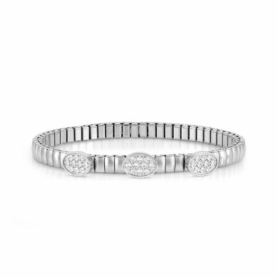 Women Nomination  | Extension Bracelet In Stainless Steel With 3 Ovals