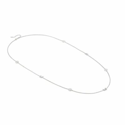 Women Nomination  | Sweetrock Nature Long Necklace In Sterling Silver