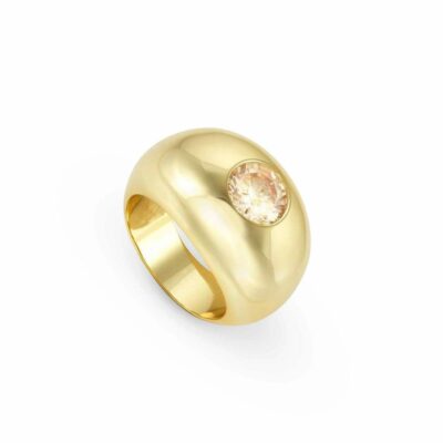 Women Nomination  | Aurea Ring, Sterling Silver And Cubic Zirconia