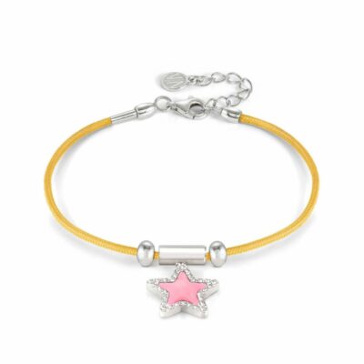 Women Nomination  | Seimia Bracelet, Yellow, Fucsia Star