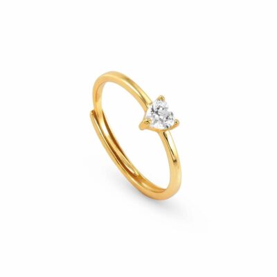 Women Nomination  | Sentimental Ring, Heart Yellow Gold