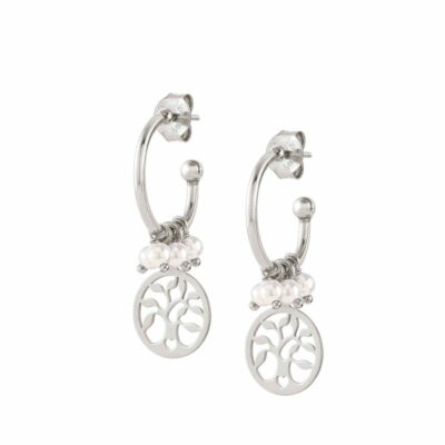 Women Nomination  | Melodie Earrings Tree Of Life And Pearls