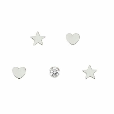 Women Nomination  | Set 5 Stud Earrings In Sterling Silver