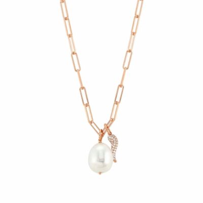 Women Nomination  | White Dream Necklace With Lucky Horn