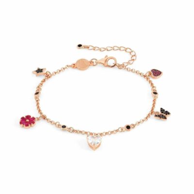 Women Nomination  | Bracelet In Sterling Silver With Stones