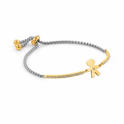 Women Nomination  | Milleluci Bracelet, Golden Pvd, Boy