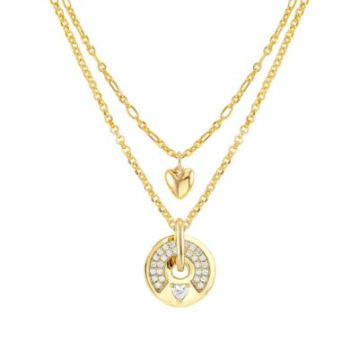 Women Nomination  | Sentimental Necklace, Heart And Stones