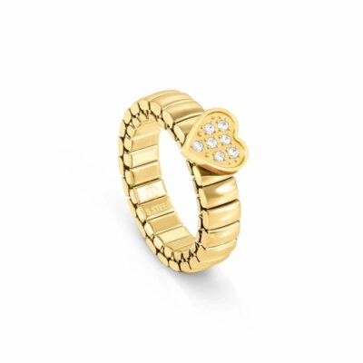 Women Nomination  | Extension Ring With Coloured Finish And Heart