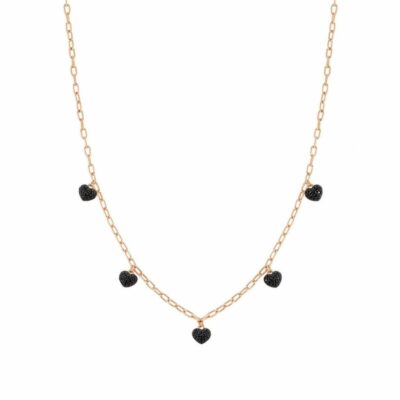 Women Nomination  | Easychic Hearts Necklace 22Kfinish Rose Gold