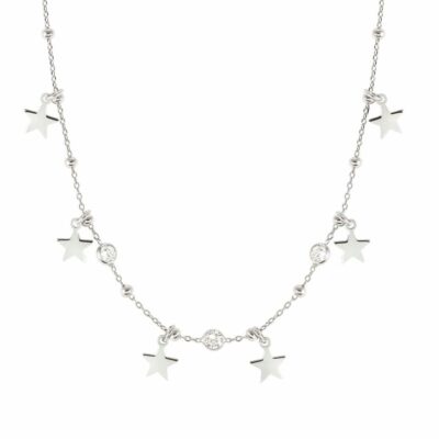 Women Nomination  | Melodie Necklace With Stars And Cubic Zirconia