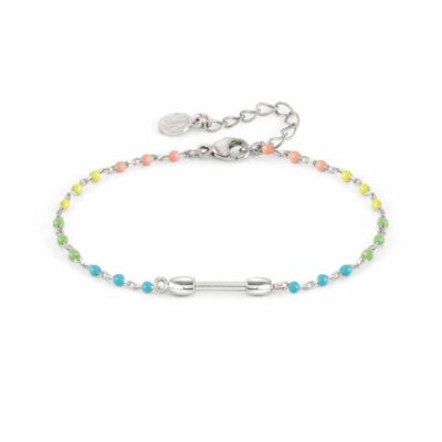 Women Nomination  | Seimia Sterling Silver Bracelet, Coloured Details