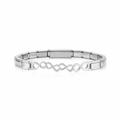 Women Nomination  | Trendsetter Bracelet Infinity Symbol In Steel