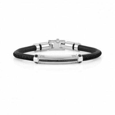 Men Nomination  | Gentleman Leather And Stainless Steel Bracelet