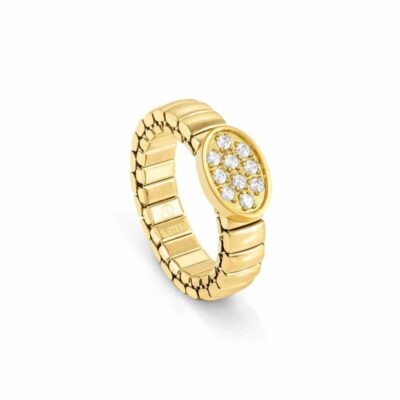 Women Nomination  | Extension Ring, Yellow Pvd With 1 Oval