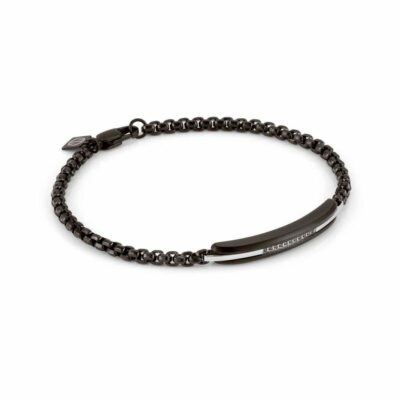 Men Nomination  | Gentleman Black Plated Bracelet