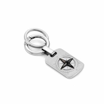 Men Nomination Keychains | Wind Rose Keyring