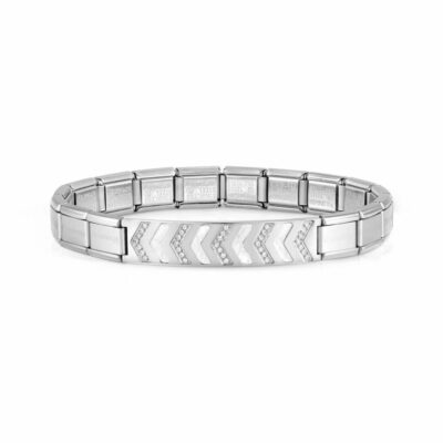 Women Nomination  | Trendsetter Bracelet, Stainless Steel With Stones