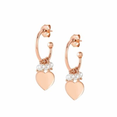 Women Nomination  | Melodie Earrings, Heart And Pearls