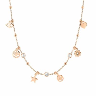 Women Nomination  | Melodie Necklace, Mix Symbol Pendants, White Cz