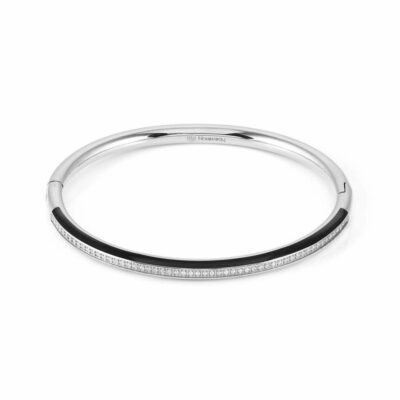 Women Nomination  | Drusilla Bangle Bracelet, Enamel And Cz