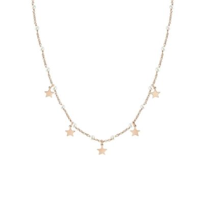 Women Nomination  | Mon Amour Star And White Gemstones Necklace