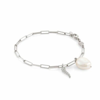 Women Nomination  | White Dream Bracelet With Lucky Horn