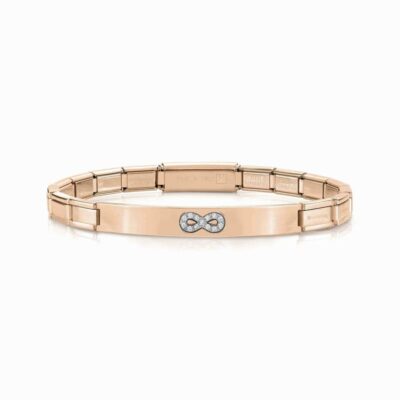 Women Nomination  | Trendsetter Bracelet Coloured Infinity With Gemstones