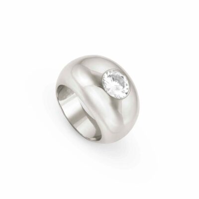 Women Nomination  | Aurea Sterling Silver Ring With White Stones